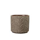 Wikholm Form Olivia: 14,5x13cm / Mönstrad / Brunmelerad
