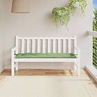 vidaXL Bänkdyna för trädgården bladmönster 150x50x7 cm oxfordtyg 361618