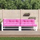 vidaXL Palldyna 5 st rosa tyg 360797