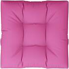 vidaXL Palldyna rosa 80x80x12 cm tyg 360511