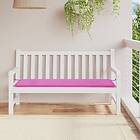 vidaXL Bänkdyna för trädgården rosa 150x50x3 cm oxfordtyg 361162