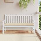 vidaXL Bänkdyna för trädgården taupe 150x50x3 cm oxfordtyg 47627