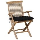 vidaXL Madison Stolsdyna Panama 46x46 cm svart 419645