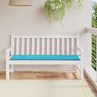 vidaXL Bänkdyna för trädgården turkos 150x50x3 cm oxfordtyg 361163