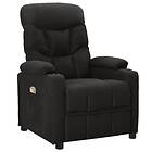 vidaXL Massagefåtölj svart tyg 339094