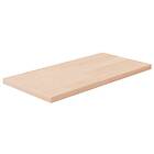 vidaXL Hyllplan 40x20x1,5 cm obehandlad massiv ek 342920