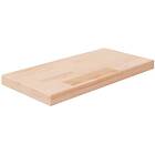 vidaXL Hyllplan 40x20x2,5 cm obehandlad massiv ek 342934