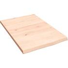vidaXL Hylleplan 40x60x2 cm obehandlad massiv ek 363515