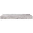 vidaXL Svävande vägghyllor 4 st betonggrå 40x23x3,8 cm MDF 326593