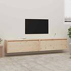 vidaXL Väggskåp 2 st 100x30x35 cm massiv furu 813466