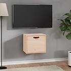 vidaXL Väggskåp 40x30x35 cm massiv furu 818345