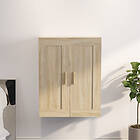 vidaXL Väggskåp sonoma-ek 69.5x32.5x90 cm konstruerat trä 812297