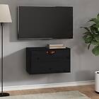 vidaXL Väggskåp svart 60x30x35 cm massiv furu 818354
