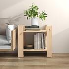 vidaXL Bokhylla/rumsavdelare 60x35x57 cm massiv furu 813874