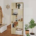 vidaXL Bokhylla Rumsavdelare sonoma-ek 60x24x155 cm 809092