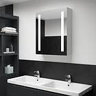 vidaXL Badrumsskåp med spegel LED 50x13x70 cm 285117
