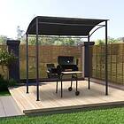 vidaXL Grilltält 215x150x220 cm antracit stål 48603