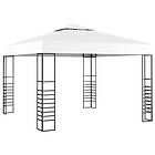 vidaXL Paviljong 3x3 m vit 48033