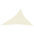 vidaXL Solsegel 160g/m² gräddvit 4x5x6.8 m HDPE 311211