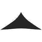 vidaXL Solsegel 160g/m² svart 5x6x6 m HDPE 311758