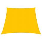 vidaXL Solsegel 160g/m² gul 3/4x2 m HDPE 311598