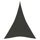 vidaXL Solsegel 160g/m² antracit 5x7x7 m HDPE 311099
