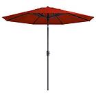 vidaXL Madison Parasoll Paros II Luxe 300 cm tegelröd 434711