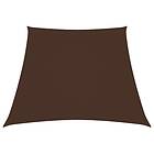 vidaXL Solsegel oxfordtyg trapets 2/4x3 m brun 135846