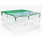 vidaXL @Pet Utomhushage Complete 116x116x65 cm metall 445132
