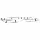 vidaXL Hundbur 28 paneler svart 100x50 cm pulverlackerat stål 3115972
