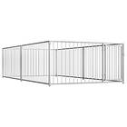 vidaXL Hundgård för utomhusbruk 200x400x100 cm 144490