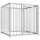 vidaXL Hundgård för utomhusbruk 100x100x100 cm 144487