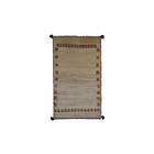 Handknuten Gabbeh Shiraz Ull Creme/Grå 81x133cm 750553