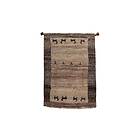 Handknuten Gabbeh Shiraz Ull Grey/Creme 81x115cm 750598