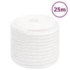 vidaXL Båtlina helvit 18 mm 25 m polypropylen 152576