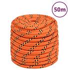 vidaXL Båtlina orange 18 mm 50 m polypropylen 152683