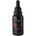 Orgie Orgasm Drops Kissable Intimgel 30ml Svart