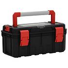 vidaXL Tool Box svart och röd 55x28x26.5 cm 152100