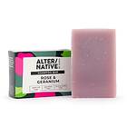 Alter/native Naturlig Handgjord Schampotvål Rose & Geranium, 95g