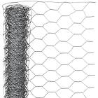 vidaXL Nature Ståltrådsnät hexagonalt 1x10 m 40 mm galvaniserat stål 419771