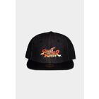 Fighter Street Logo Snapback Keps Svart