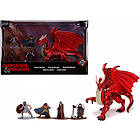 Jada D&D Nano Die Cast Fighter, Paladin, Rogue, Cleric & Young Dragon