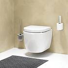 vidaXL Tiger Siège de toilette med mjuk stängning Memphis duroplast vit 25293064