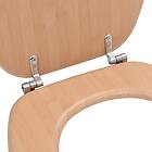 vidaXL Toalettsitsar med lock 2 st MDF bambudesign 276995