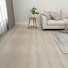 vidaXL Självhäftande golvplankor 55 st PVC 5,11 m² beige 324652