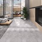 vidaXL PVC-golvbrädor 5.02 m² 2 mm självhäftande jordgrå 146599