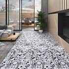 vidaXL Ej självhäftande PVC-golvplankor 5,26 m² 2 mm grått mönster 146569