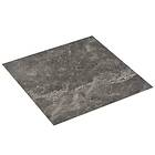vidaXL Självhäftande PVC-golvplankor 5.11 m² svart marmor 144870