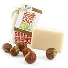 Living Naturally Lemon & Avocado Soapnut Shampoo Bar 90g