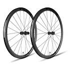 GTR Rr38 Carbon 11s Cl Disc Tubeless Road Wheel Set Svart 12 x 100 / 12 x 142 mm / Sram XDR